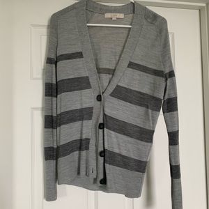 Loft striped cardigan